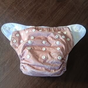 Nora's Nursery Modern Blooms Pocket Diaper And Inserts